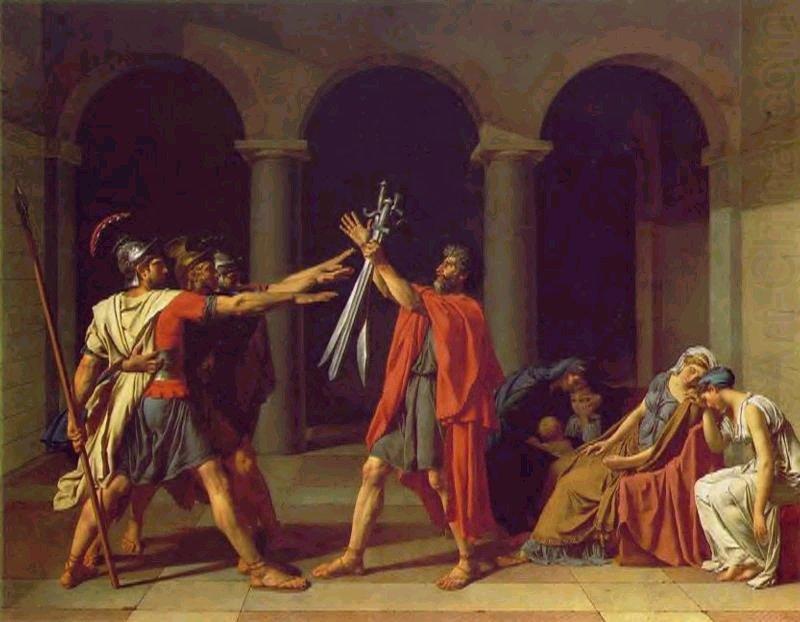 Oath of the Horatii, Jacques-Louis David